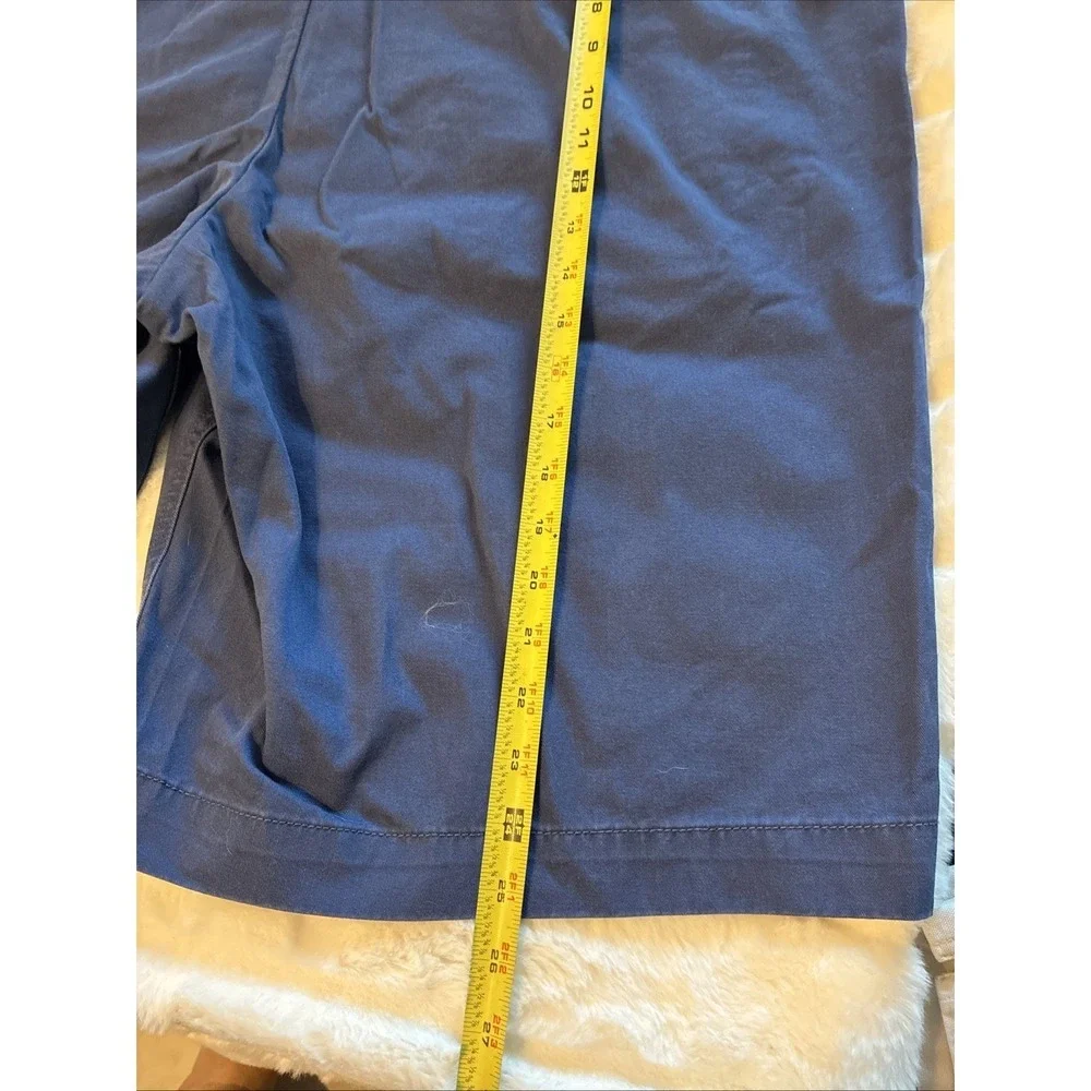 Polo Ralph Lauren Shorts Mens 44T Navy Classic Fit Chino Flat Front Cotton 11